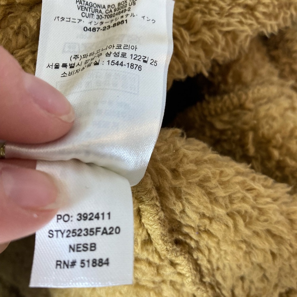 Patagonia Los Gatos 1/4 zip Fleece Pullover Women'sms Size Medium Brown NWOT - Picture 5 of 8